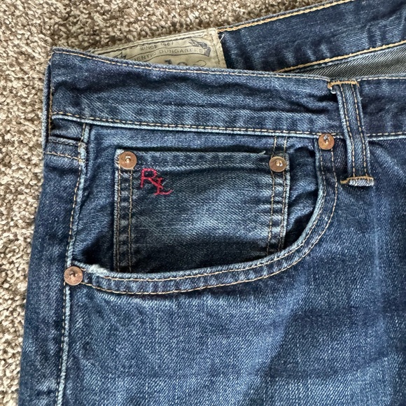 Men's RALPH LAUREN POLO Blue Jeans - Picture 3 of 4